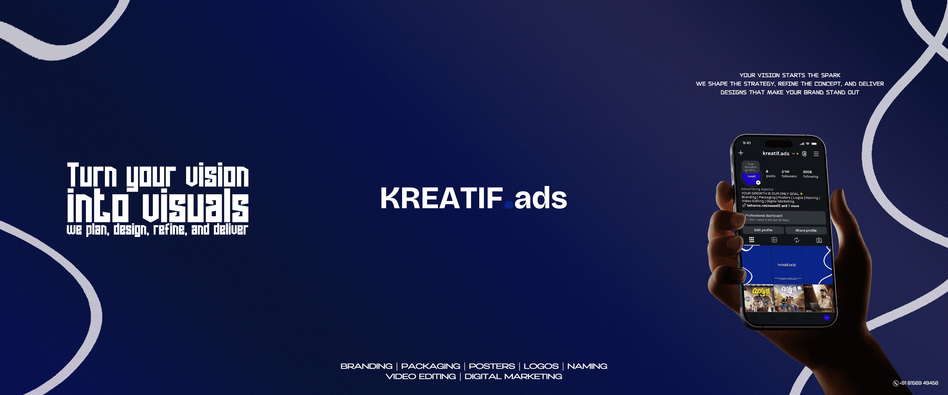 Kreatif.ads — Turn your vision into visuals
