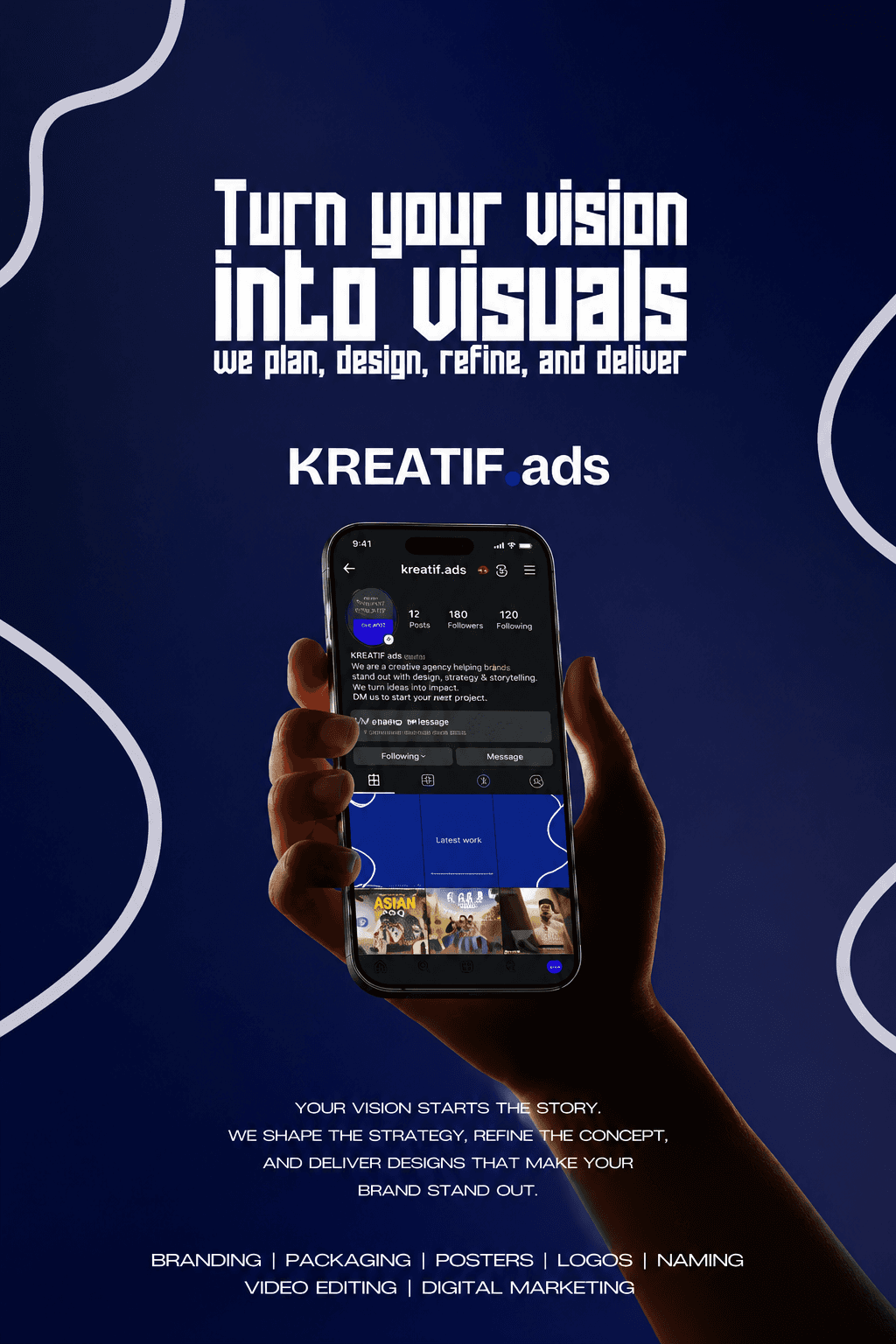 Kreatif.ads — Turn your vision into visuals